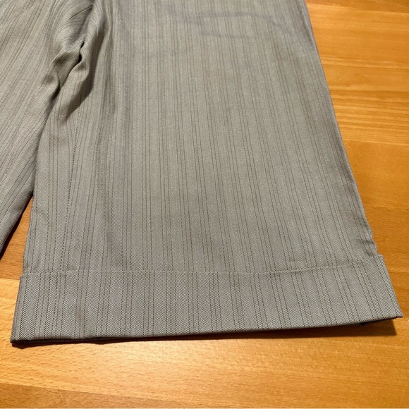 CITY Unltd. NWT Vintage Tan & Brown Striped Gaucho Pants SZ 10 - Picture 10 of 11